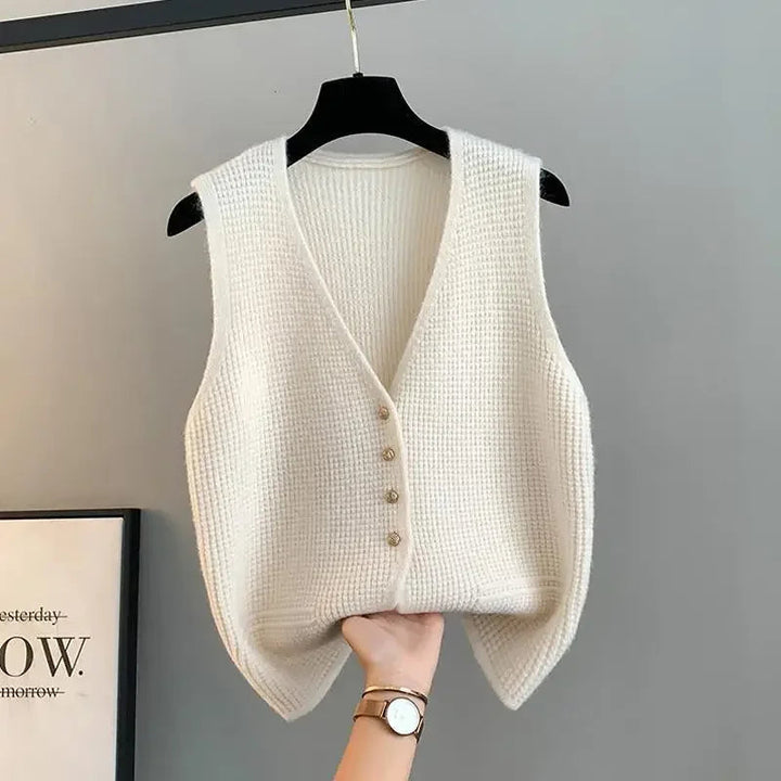 Alyssa Stylish Warm Vest — front view