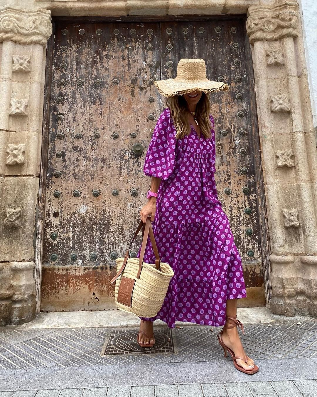 Iwa Boho Summer Dress — back view