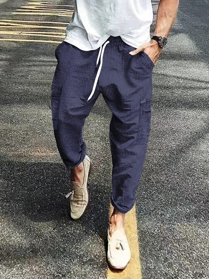 Casual Corduroy Relax Pants