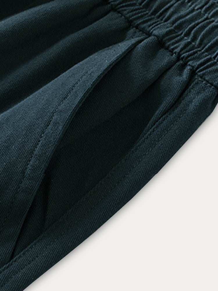 Versatile Draped Straight Leg Pants