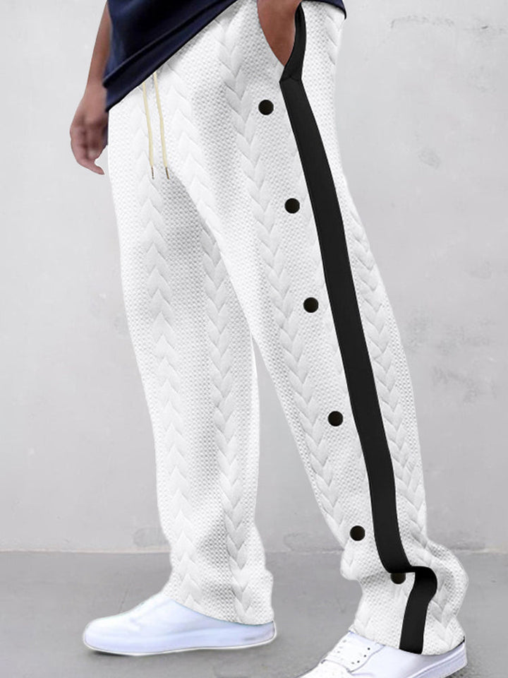 Fashion Jacquard Textured Pants