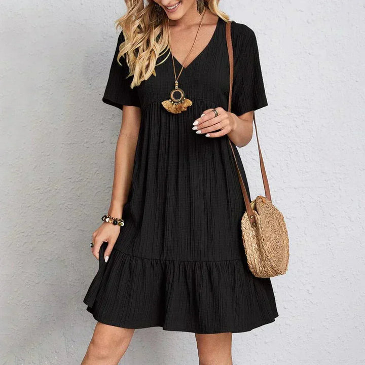 Marivale Boho Summer Dress — close-up view