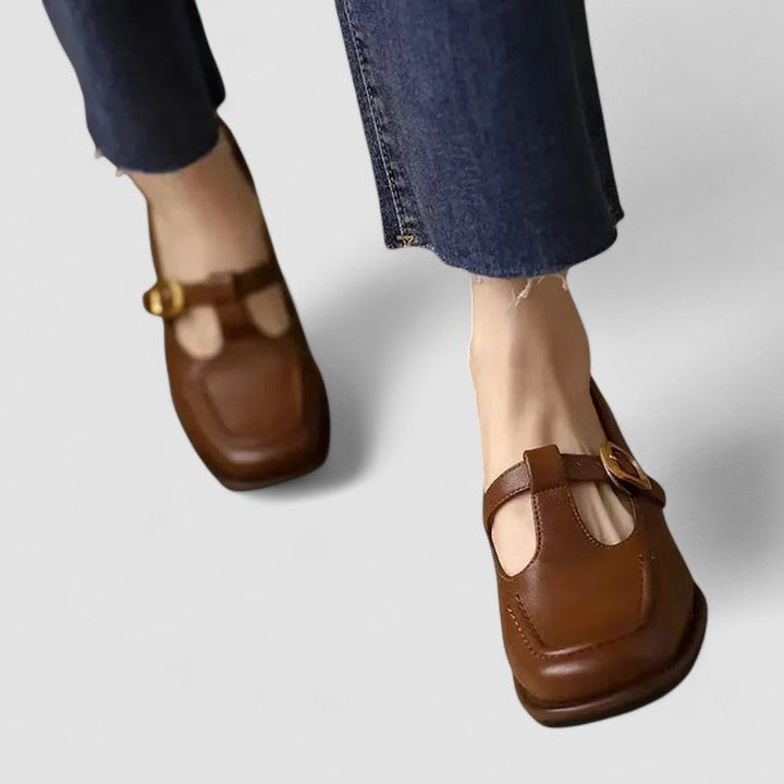 Elizabeth – Orthopedic T-Strap Mary Jane Shoes