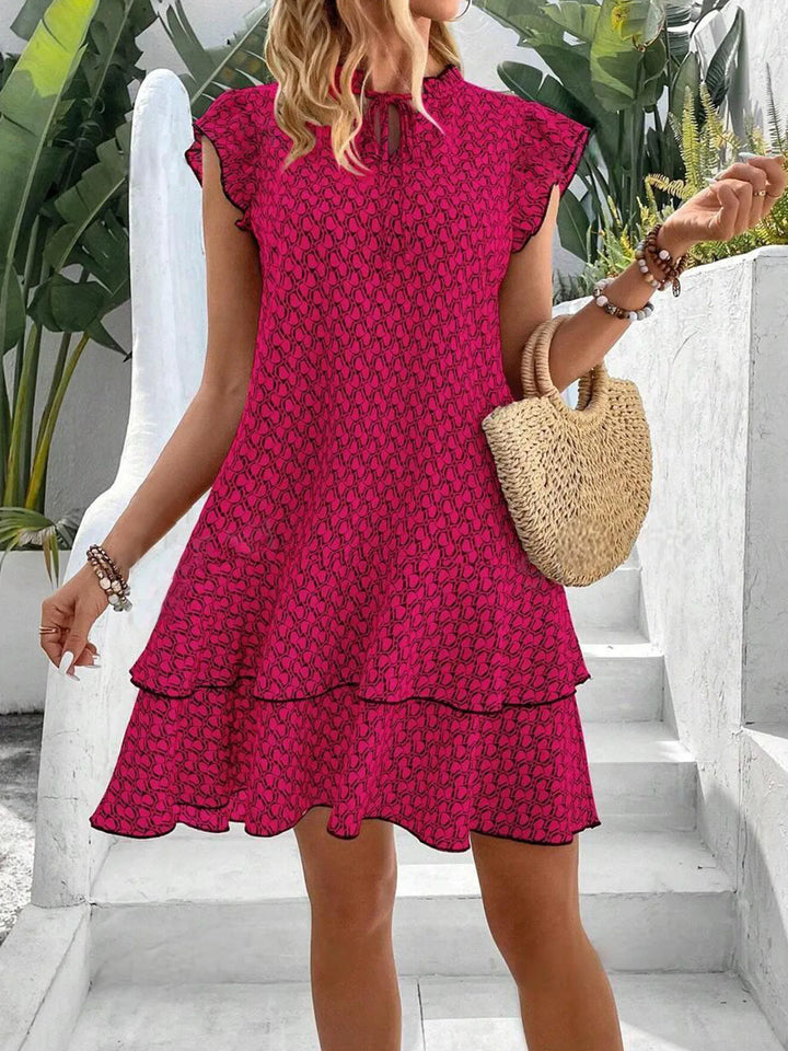 Krest Boho Summer Dress — back view