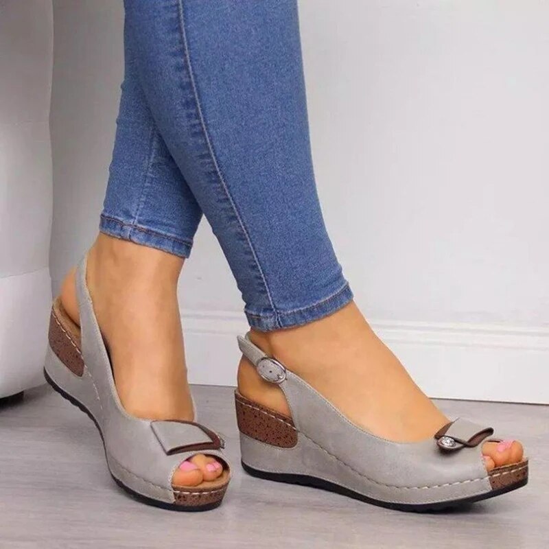 Ellie Orthopedic Sandals — top view