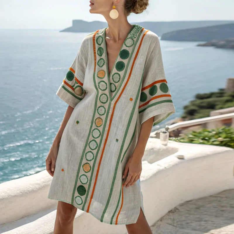 Demi Elegant Beach Dress — front view