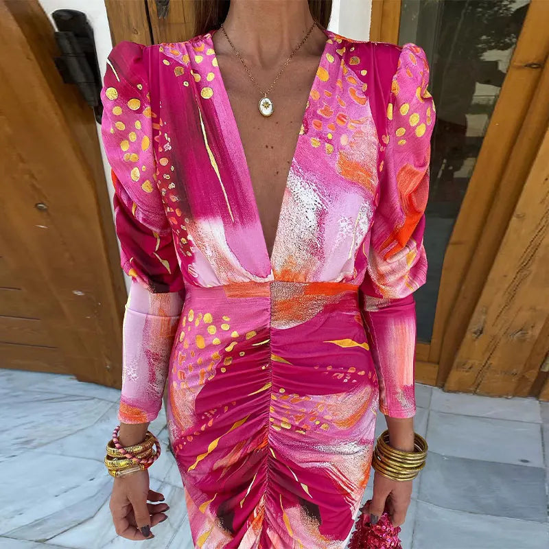Chiara - Elegant Maxi Dress — detail view
