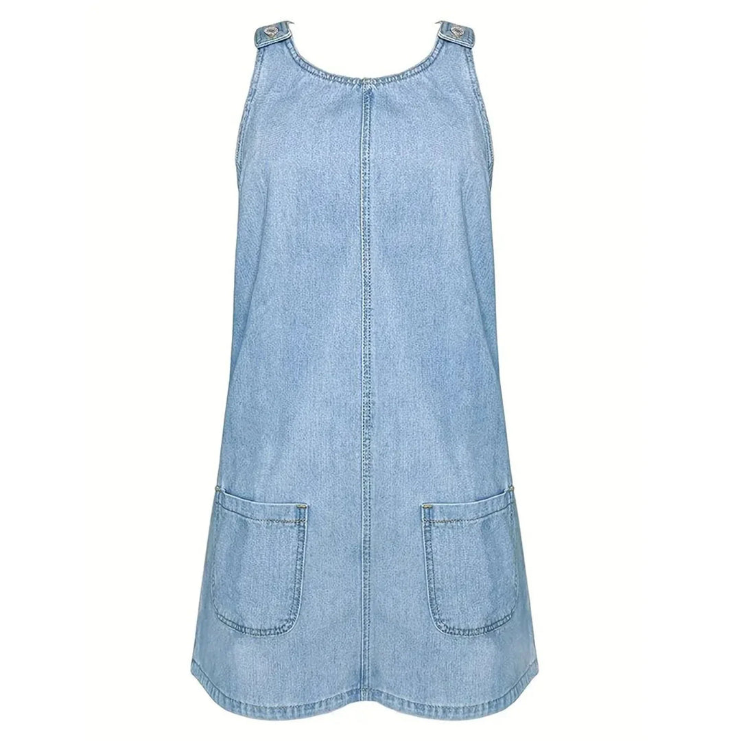 Saylor Denim Dress — detail view