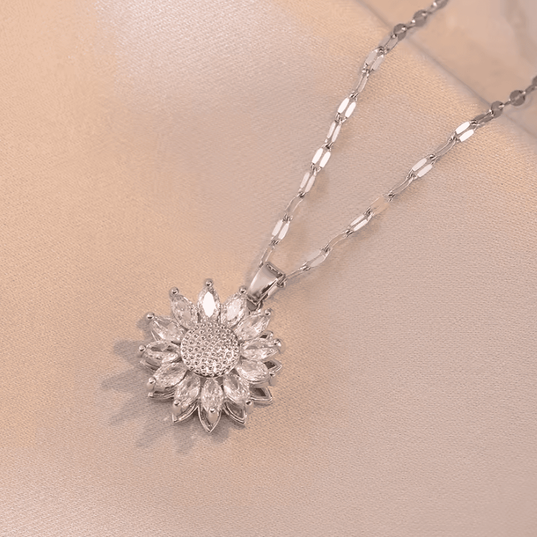 Earrings worn on a model's ear