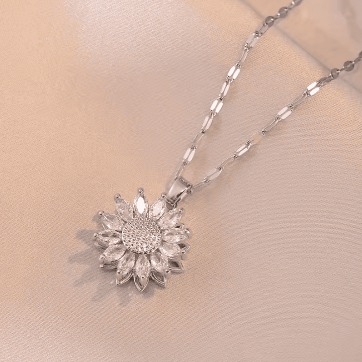 Earrings worn on a model's ear