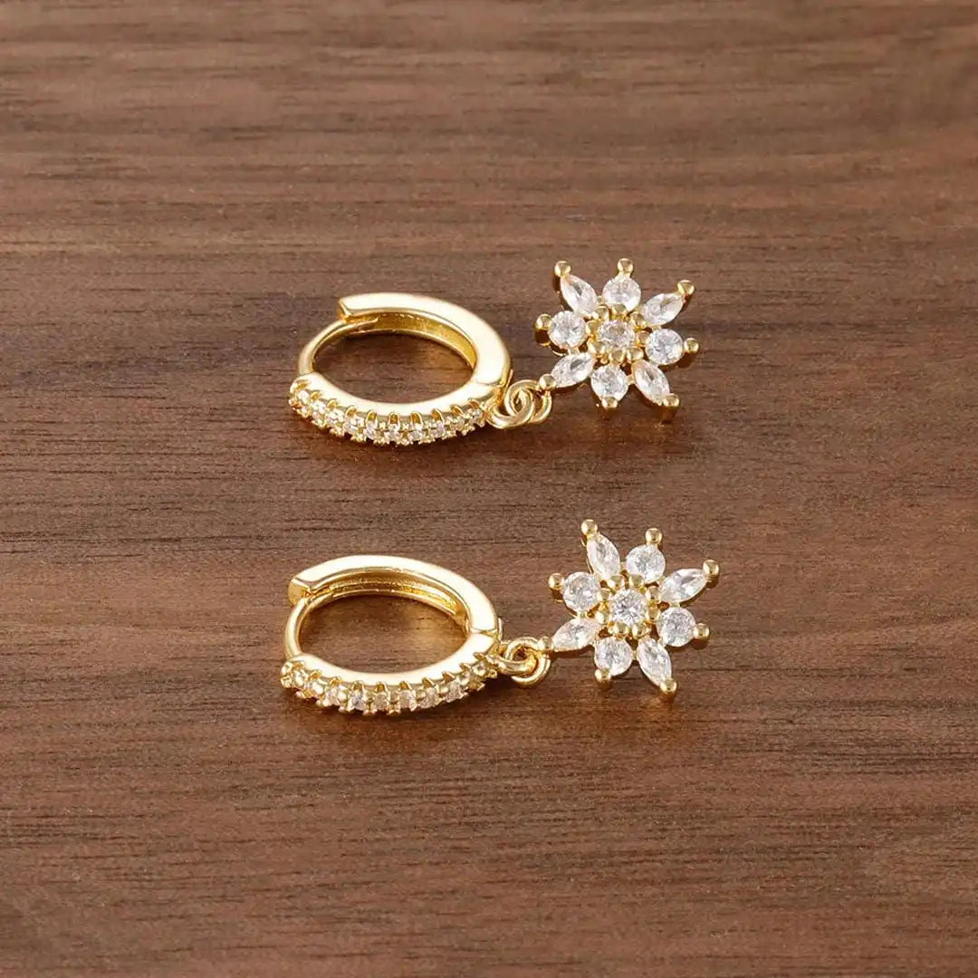 Close-up of the star-shaped zircon detail