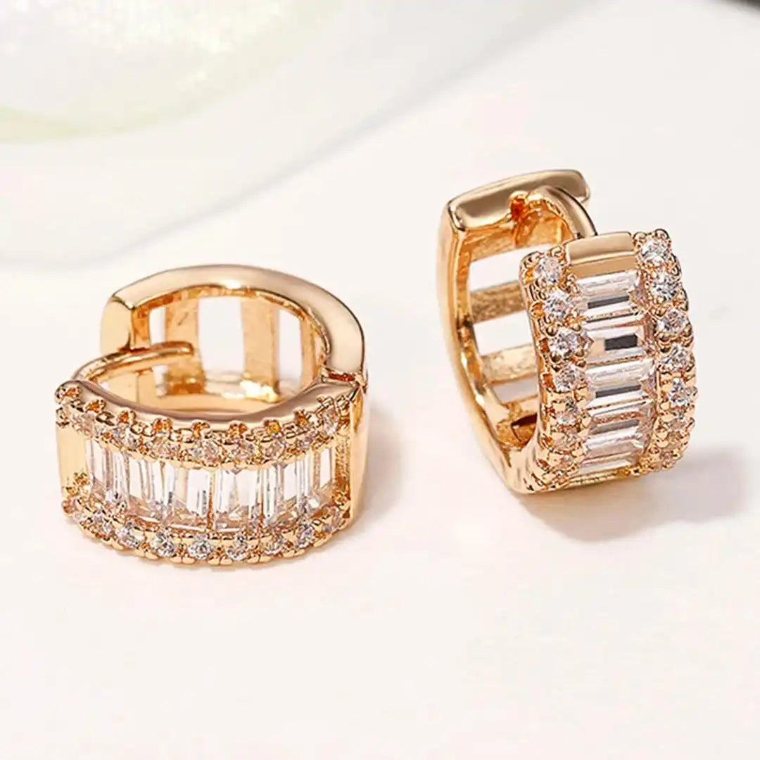 Both earrings displayed together on a jewellery tray