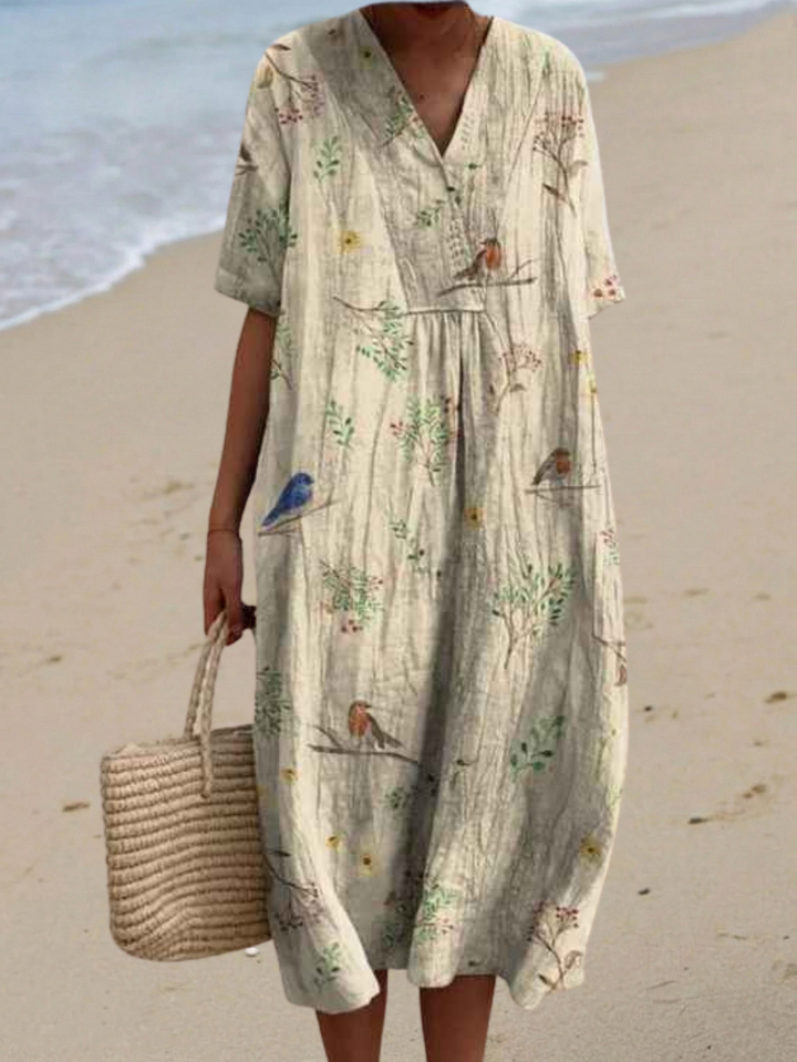 Margaret Floral Maxi Dress — styled shot