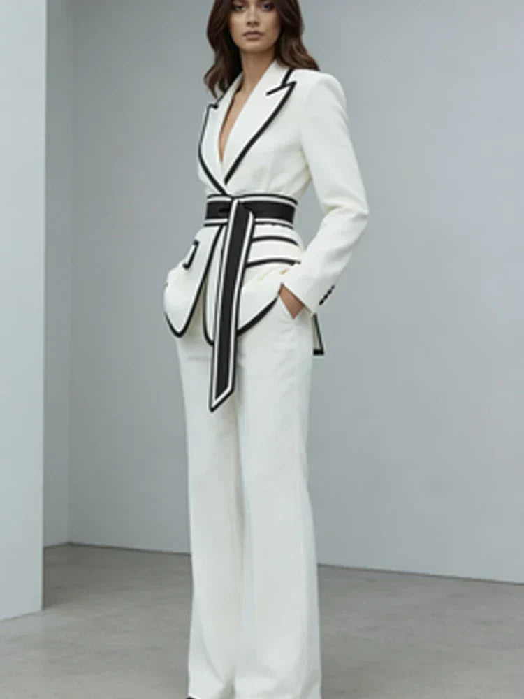 Tailored office co-ord women's set – full length