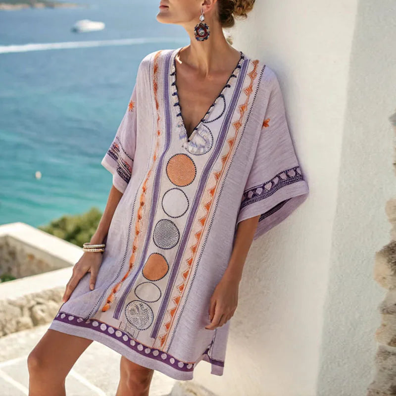 Esmee Elegant Beach Dress — front view