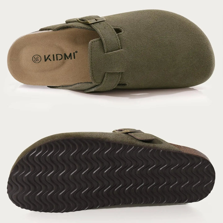 Annabel - Woolen Slip-on Clogs