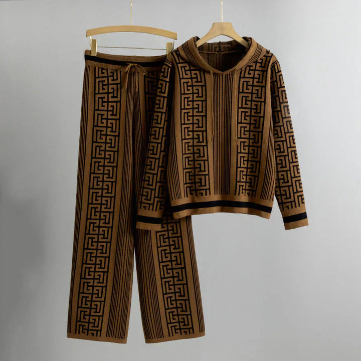 Charlotte Cozy Hoodie & Pants Set — back view