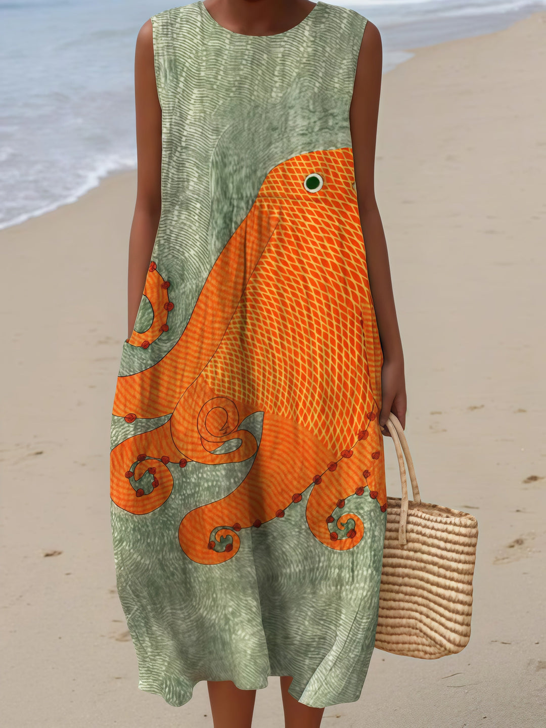 Tess Lightweight Summer Dress — front view