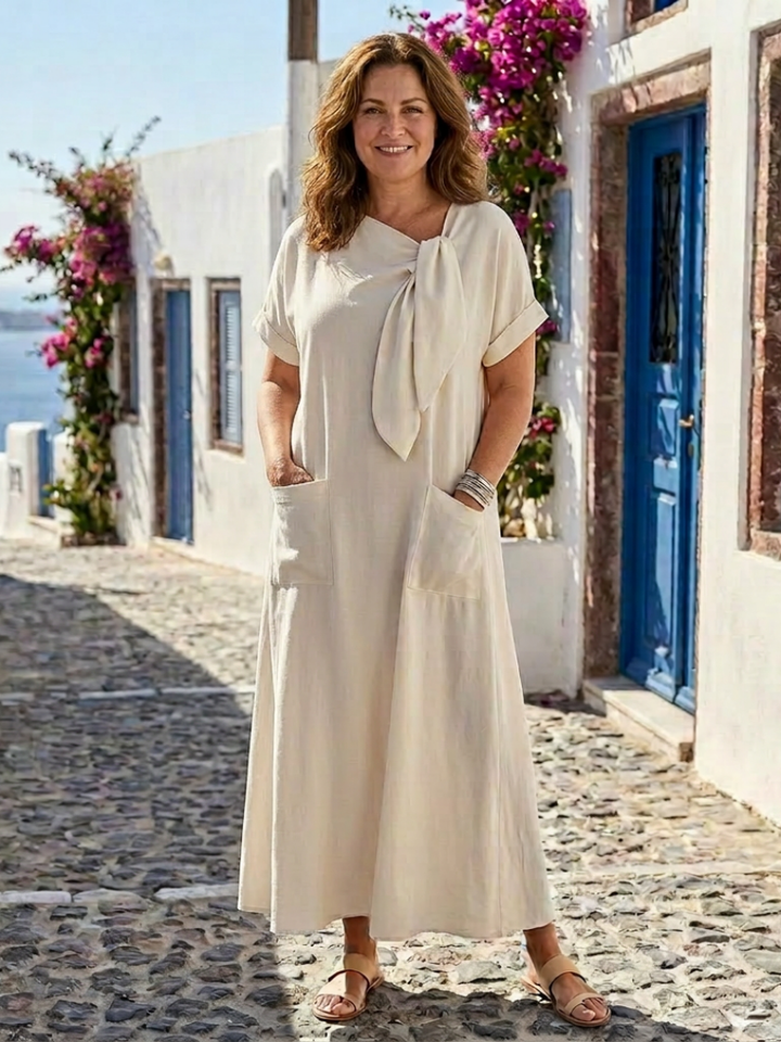 Elowyn Pocket Maxi Dress — front view