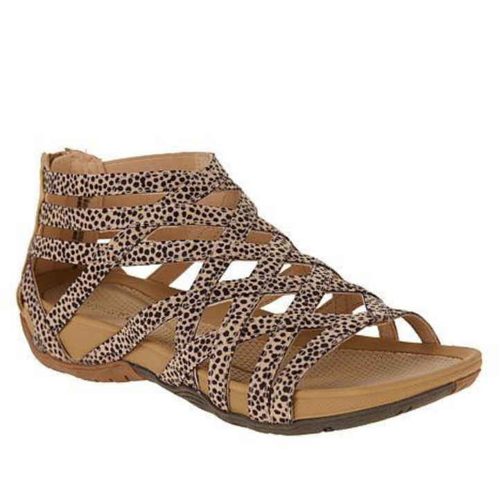 Ella Orthopedic Gladiator Sandals — styled shot