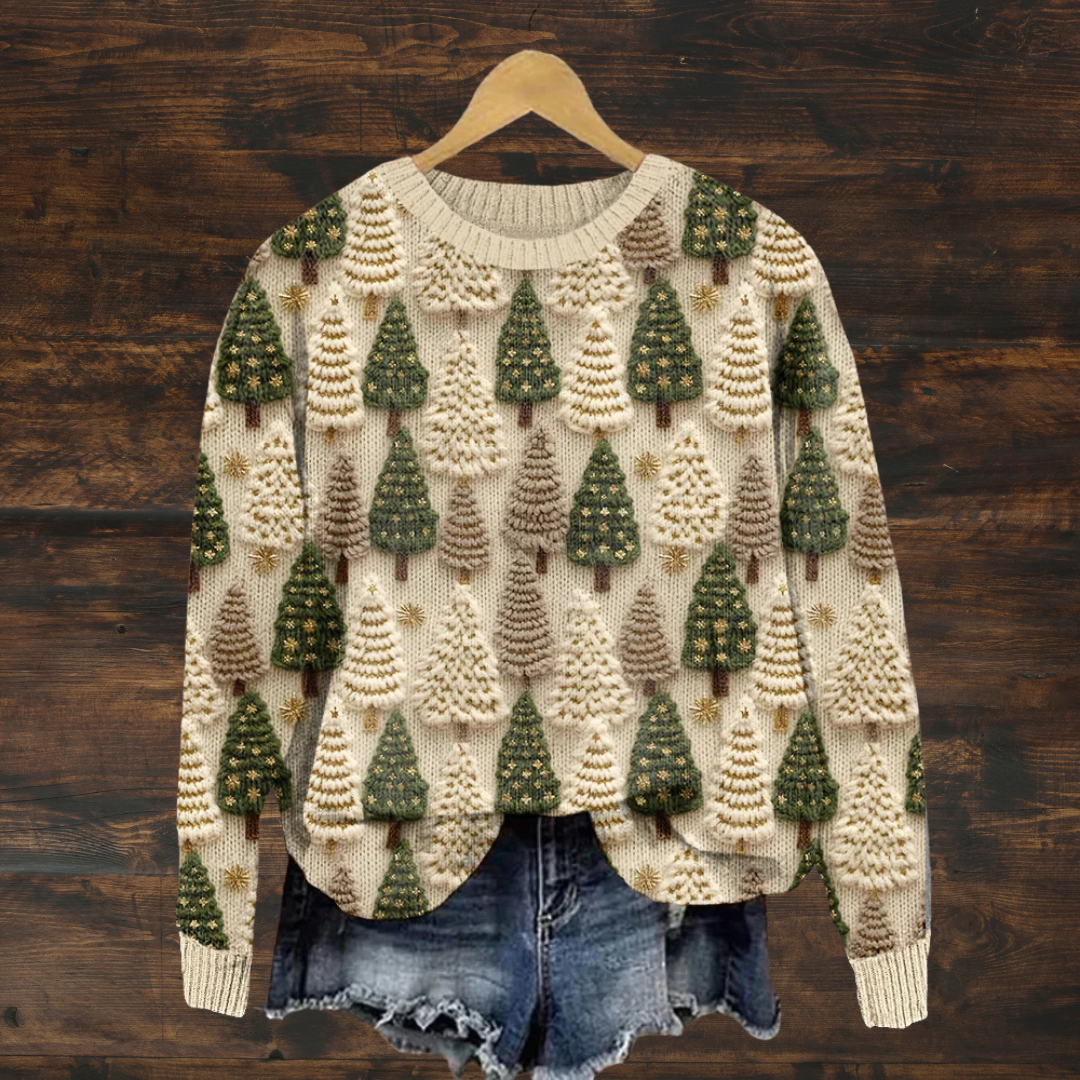 Grace- Comfortable Holiday Sweater Sweater — styled shot