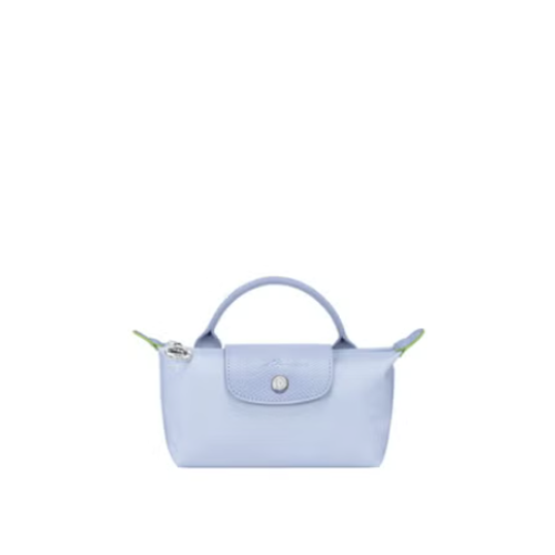 Longchamp Le Pliage XS Handbag Baby Blue — front view
