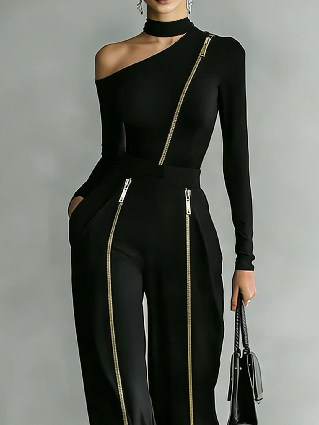 Cieszymira city two-piece co-ord – full length