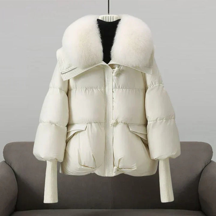 Donna | Women's Oversized Puffer Jacket with Faux Fur Collar
