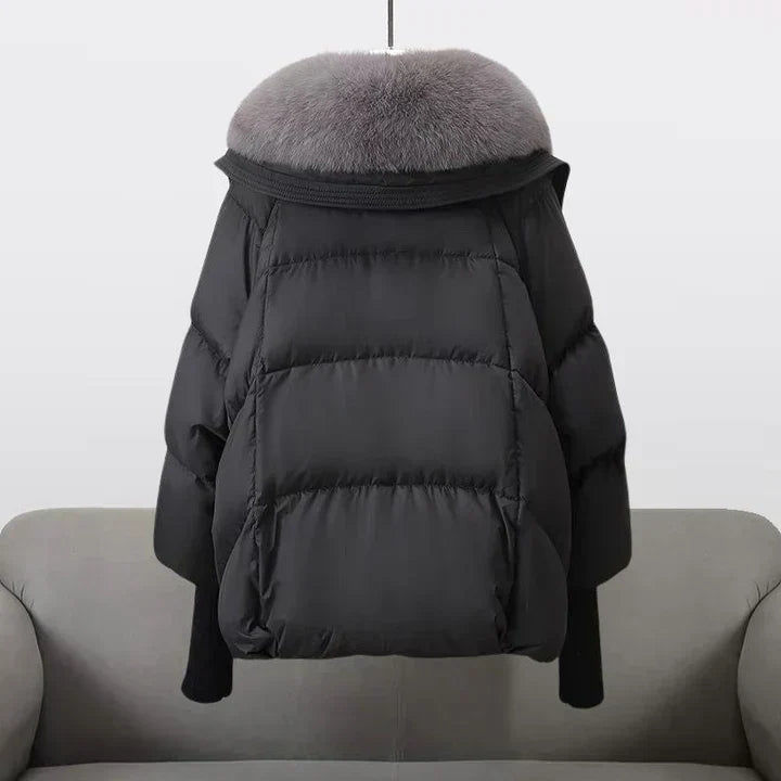 Donna | Women's Oversized Puffer Jacket with Faux Fur Collar