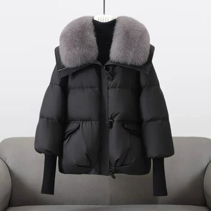 Donna | Women's Oversized Puffer Jacket with Faux Fur Collar