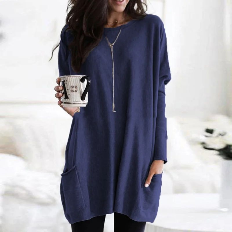 Sophia Casual Pocket Sweater — additional view