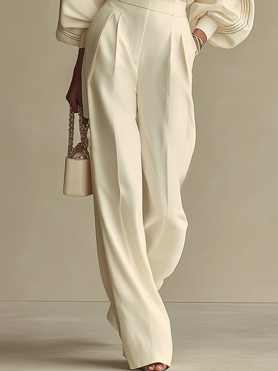 Selena striped co-ord women – model wearing