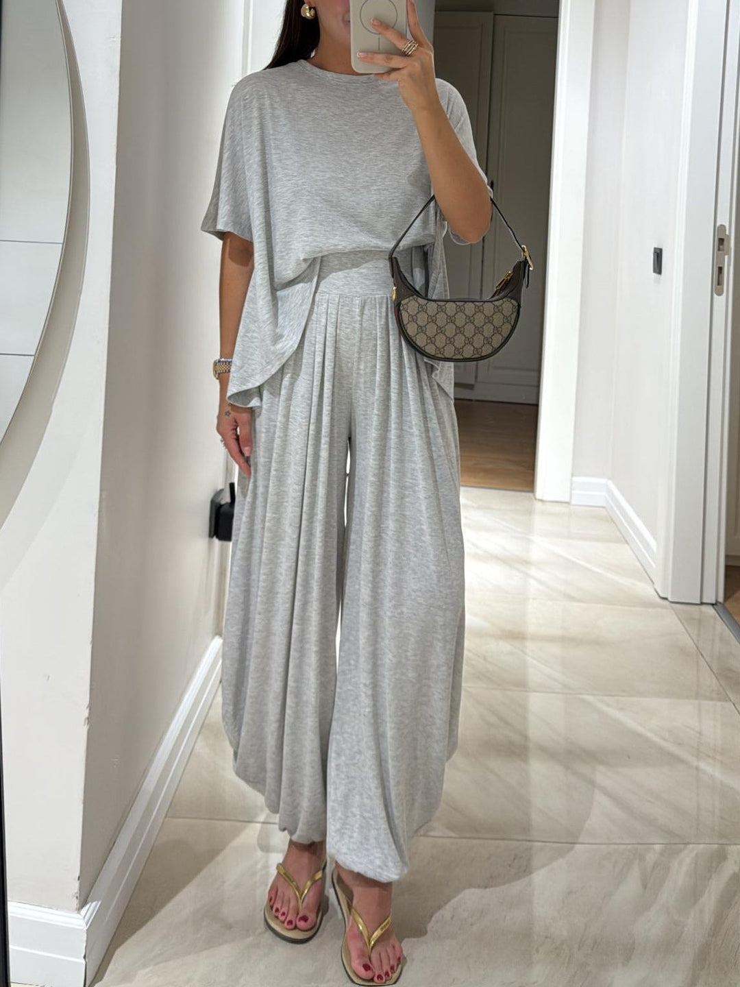 Patrycja casual pants co-ord set women – front view