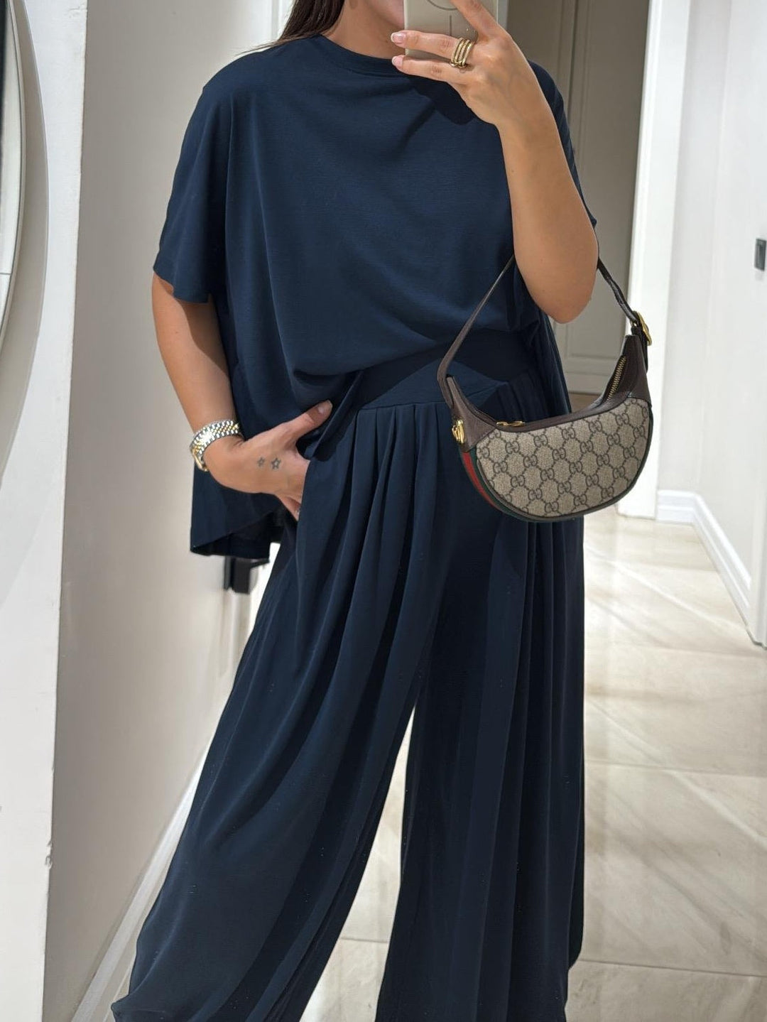 Mscislawa women's relaxed co-ord – back view