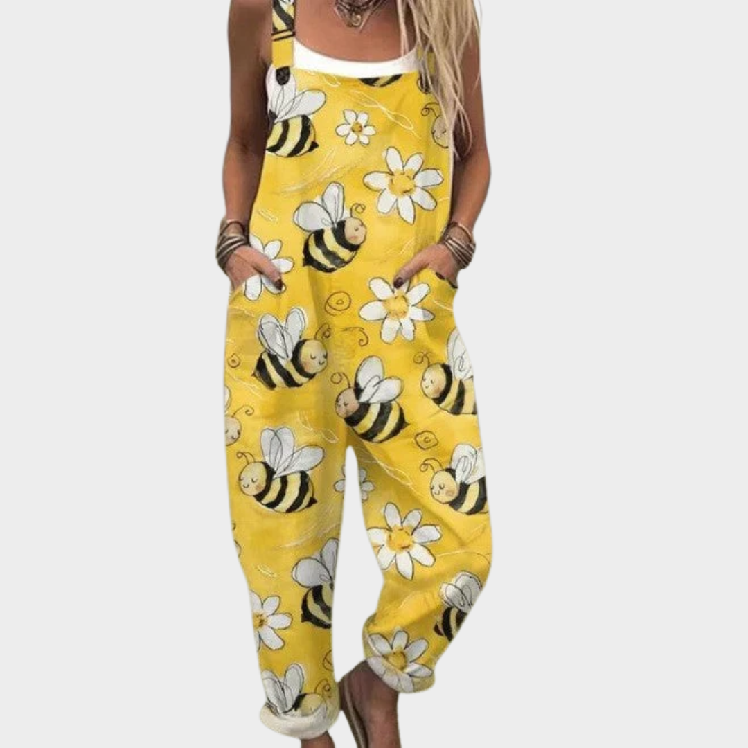 Relaxed Dungaree Jumpsuit — front view