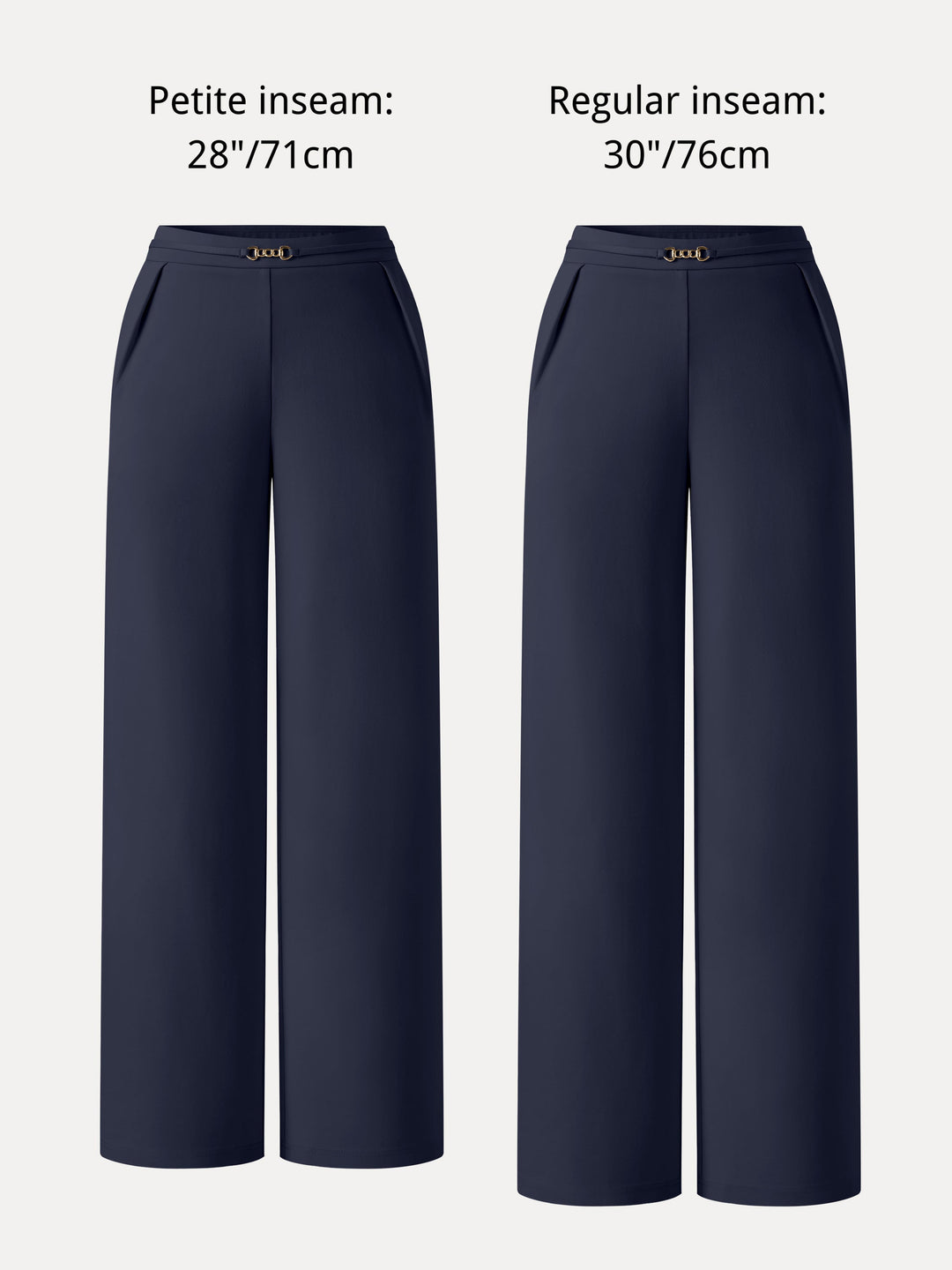 Ponte High-Rise Wide-Leg Pants with Pockets