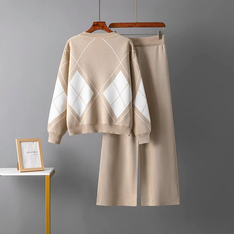 Lily Warm Two Piece Sweater Set — detail view