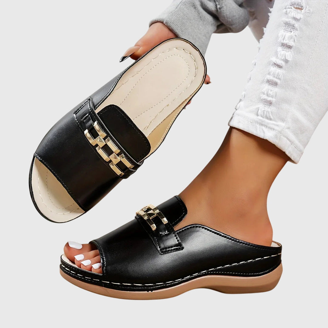 Beatrice Orthopedic Sandals — lifestyle shot