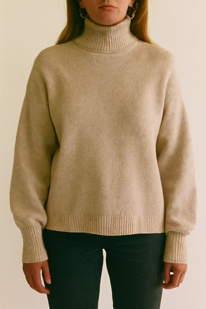 Ainsley | Women's Oversized Turtleneck Sweater