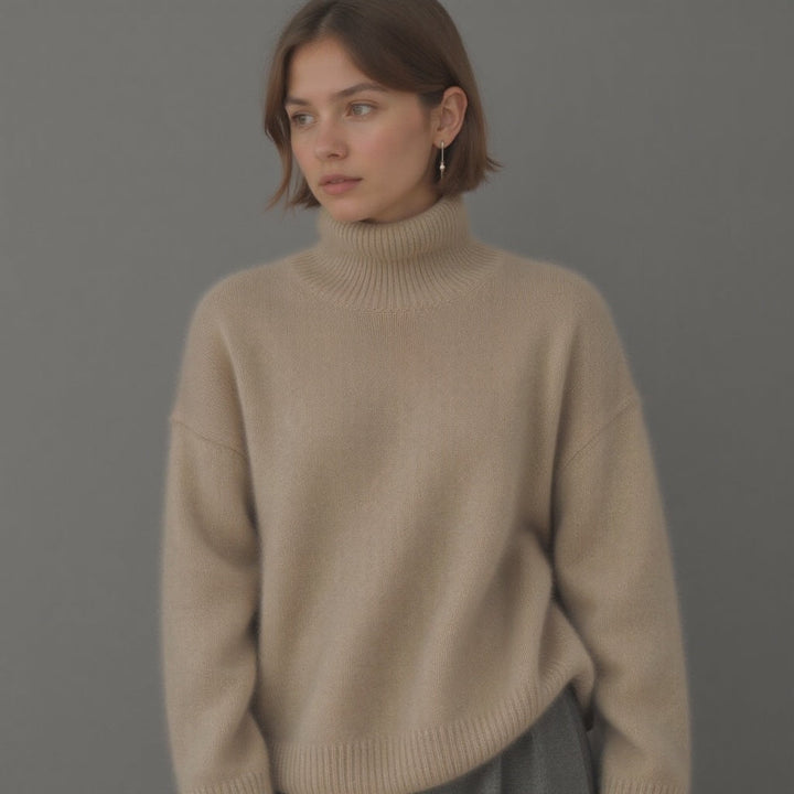 Ainsley | Women's Oversized Turtleneck Sweater