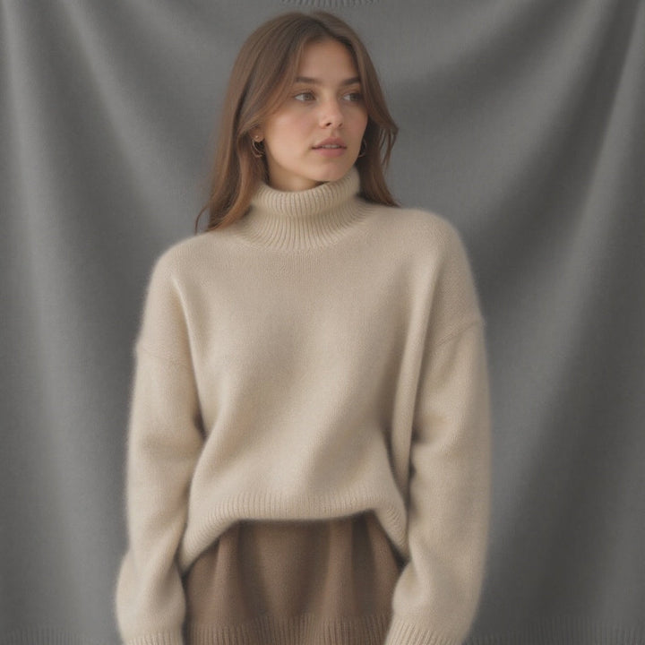 Ainsley | Women's Oversized Turtleneck Sweater