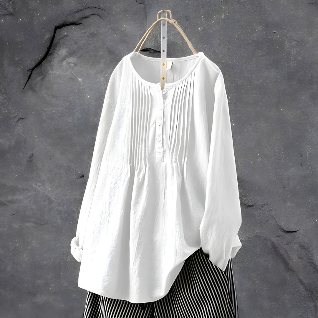 Ariadne Tunic Blouse — detail view