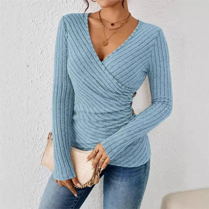 Aurora Long Sleeve Top — detail view