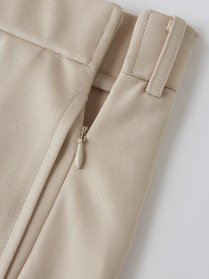 Ponte High-Rise Barrel Pants with Pockets