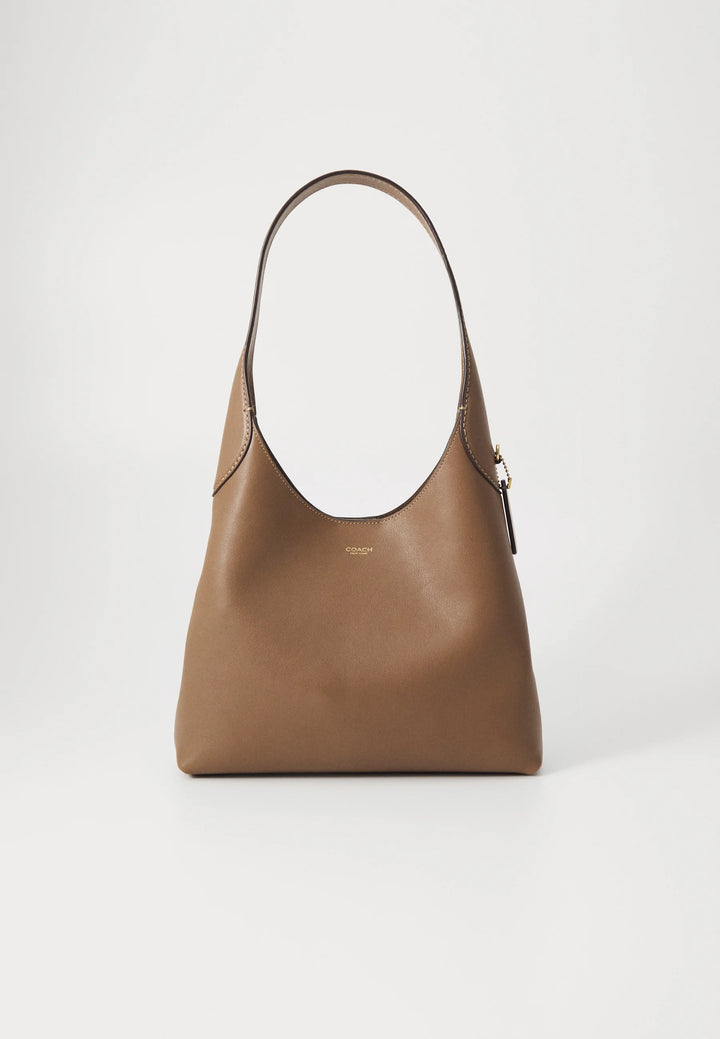 Coach Brooklyn 28 dark stone - shoulder bag side view
