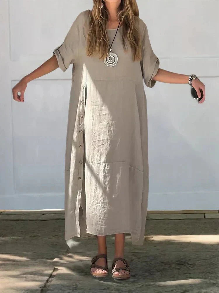 Islay Boho Summer Dress — front view