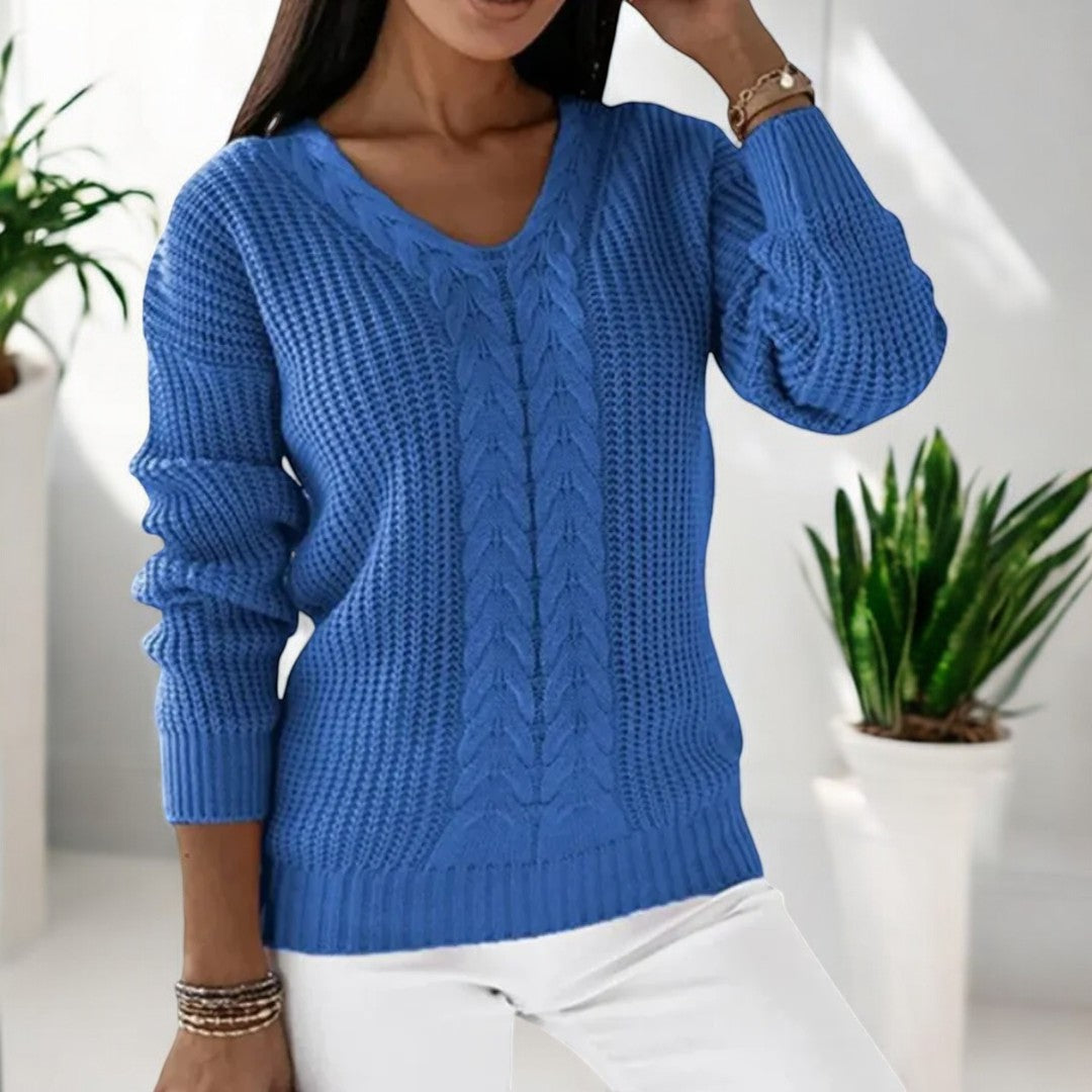Mia Elegant Sweater — front view