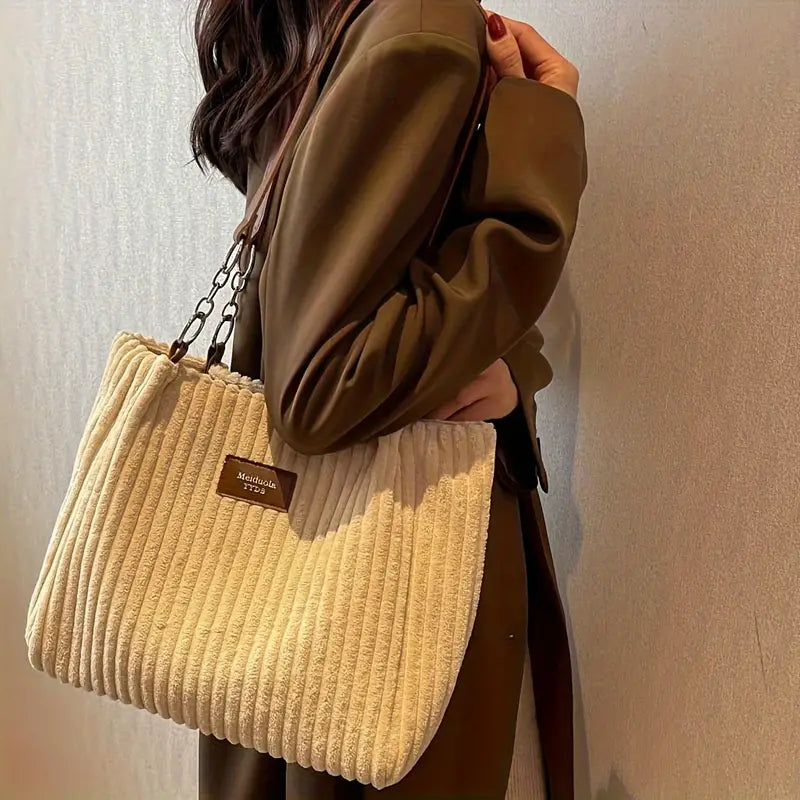 MEGAN | COTTON CORDUROY BAG
