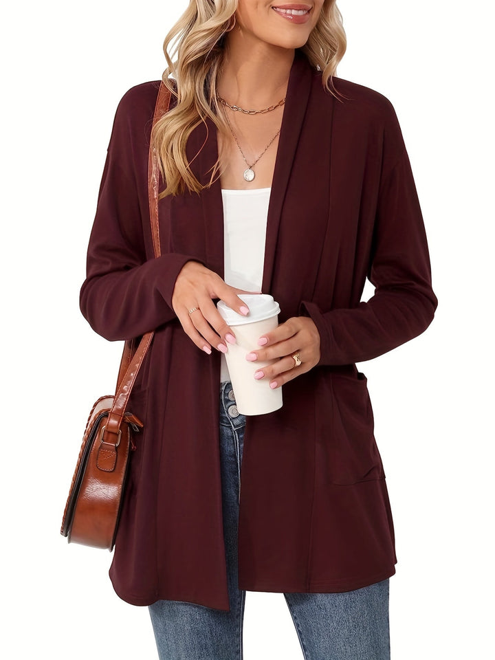 Charlotte Modern Classic Cardigan — lifestyle shot