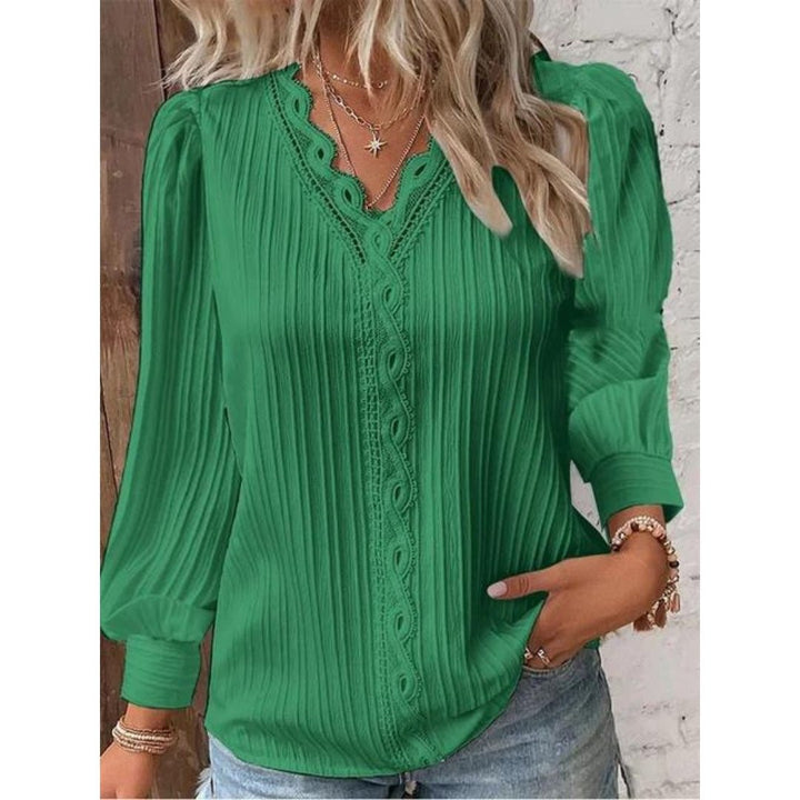 Celestine Lace Blouse — close-up view
